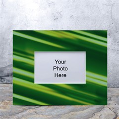 Green-01 White Tabletop Photo Frame 4 x6  by nateshop