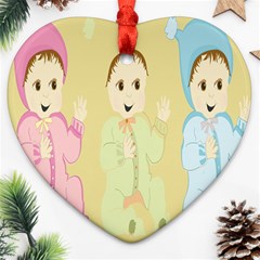 Happy 01 Ornament (heart) by nateshop