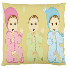 Happy 01 Standard Premium Plush Fleece Cushion Case (two Sides) by nateshop