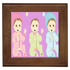 Happy 02 Framed Tile by nateshop