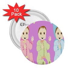 Happy 02 2 25  Buttons (10 Pack)  by nateshop