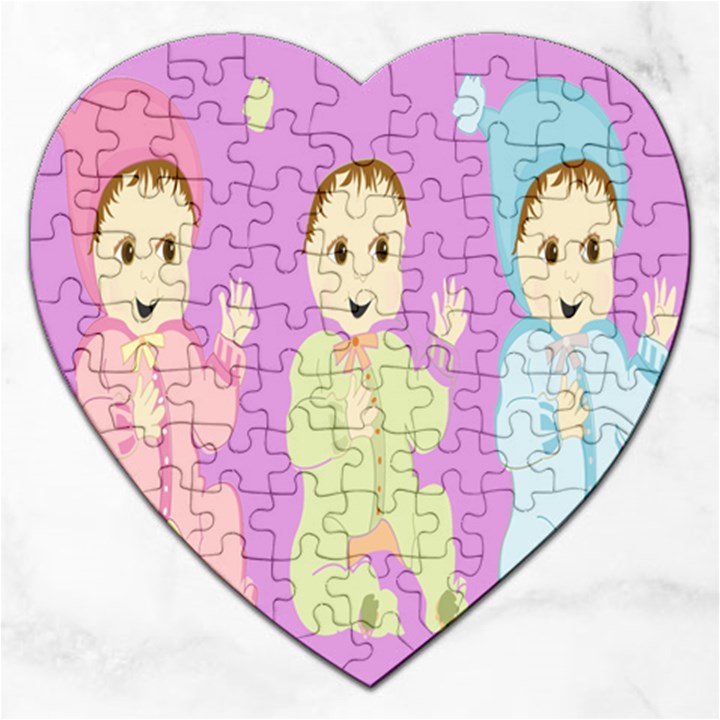 Happy 02 Jigsaw Puzzle (Heart)