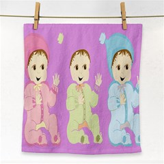 Happy 02 Face Towel by nateshop