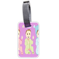 Happy 02 Luggage Tag (one Side) by nateshop