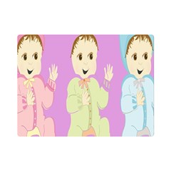 Happy 02 Premium Plush Fleece Blanket (mini) by nateshop