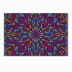 Kaleidoscope Postcard 4 x 6  (pkg Of 10) by nateshop