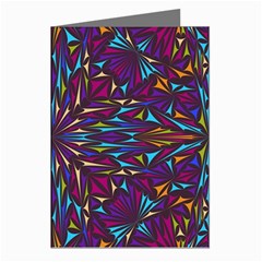 Kaleidoscope Greeting Cards (pkg Of 8) by nateshop