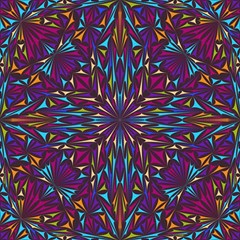 Kaleidoscope Play Mat (square) by nateshop