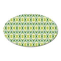 Leaf - 01 Oval Magnet by nateshop