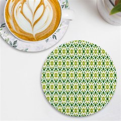 Leaf - 01 Uv Print Round Tile Coaster by nateshop