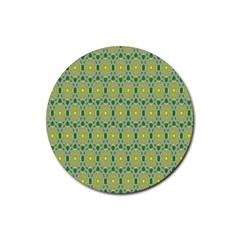 Leaf - 02 Rubber Coaster (round) by nateshop