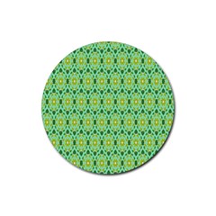 Leaf - 03 Rubber Coaster (round) by nateshop