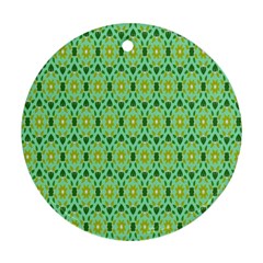 Leaf - 03 Round Ornament (two Sides) by nateshop