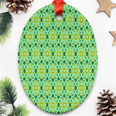 Leaf - 03 Oval Ornament (two Sides) by nateshop