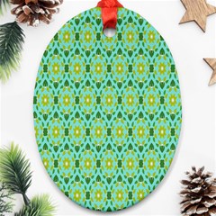 Leaf - 04 Oval Ornament (two Sides) by nateshop