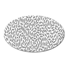 Leaves-011 Oval Magnet by nateshop