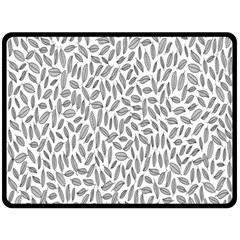 Leaves-011 Two Sides Fleece Blanket (large) by nateshop