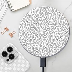 Leaves-011 Wireless Fast Charger(white) by nateshop