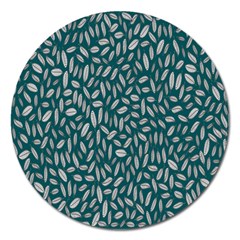 Leaves-012 Magnet 5  (round) by nateshop