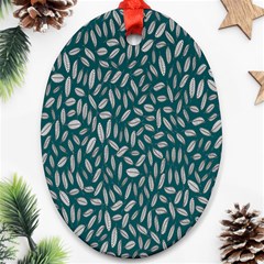 Leaves-012 Ornament (oval) by nateshop