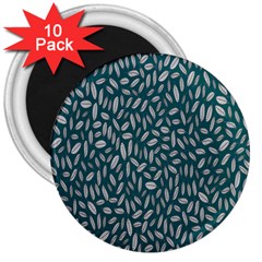 Leaves-012 3  Magnets (10 Pack)  by nateshop