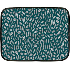 Leaves-012 Fleece Blanket (Mini)