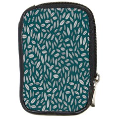 Leaves-012 Compact Camera Leather Case by nateshop