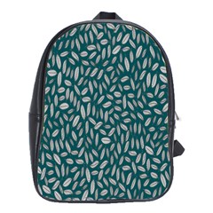 Leaves-012 School Bag (large) by nateshop