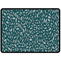 Leaves-012 Fleece Blanket (large) by nateshop