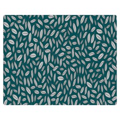 Leaves-012 Two Sides Premium Plush Fleece Blanket (Medium)