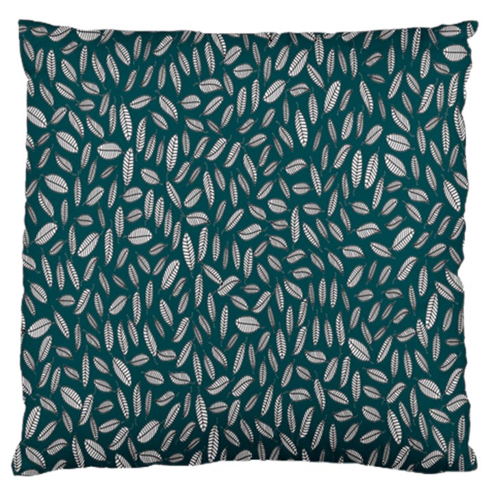 Leaves-012 Standard Premium Plush Fleece Cushion Case (Two Sides)