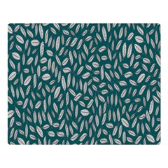 Leaves-012 Premium Plush Fleece Blanket (Large)