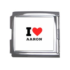 I Love Aaron Mega Link Italian Charm (18mm) by ilovewhateva