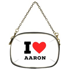 I Love Aaron Chain Purse (one Side) by ilovewhateva