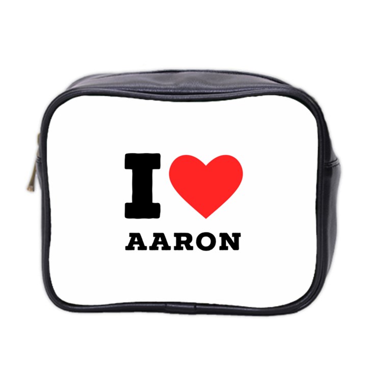 I love aaron Mini Toiletries Bag (Two Sides)