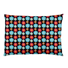 Colorful Floral Pattern Pillow Case by GardenOfOphir