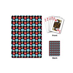 Colorful Floral Pattern Playing Cards Single Design (mini) by GardenOfOphir