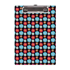 Colorful Floral Pattern A5 Acrylic Clipboard