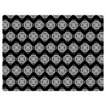 Abstract Knot Geometric Tile Pattern Premium Plush Fleece Blanket (Extra Small) 40 x30  Blanket Front