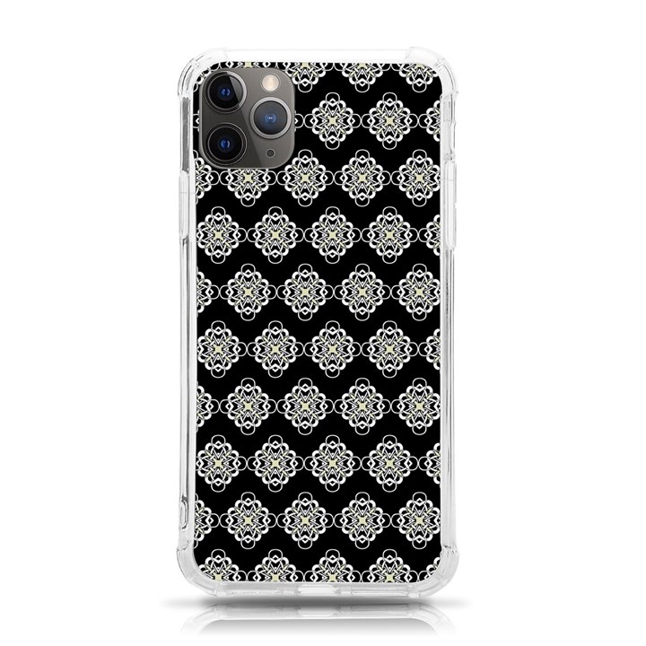 Abstract Knot Geometric Tile Pattern iPhone 11 Pro Max 6.5 Inch TPU UV Print Case