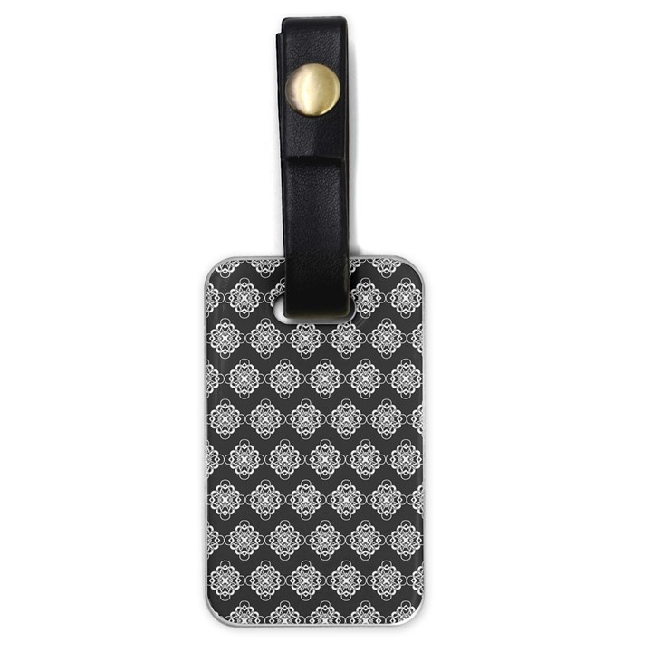 Abstract Knot Geometric Tile Pattern Luggage Tag (one side)