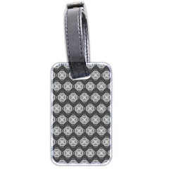 Abstract Knot Geometric Tile Pattern Luggage Tag (two Sides) by GardenOfOphir