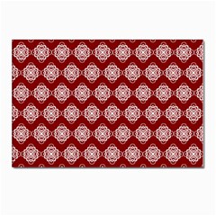 Abstract Knot Geometric Tile Pattern Postcard 4 x 6  (pkg Of 10) by GardenOfOphir