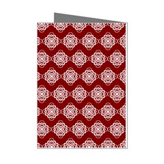 Abstract Knot Geometric Tile Pattern Mini Greeting Cards (pkg Of 8)