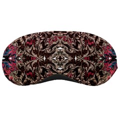 Pink Brown Liquify Repeats Iii Sleeping Mask by kaleidomarblingart