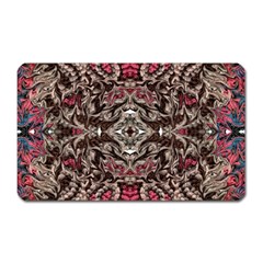 Pink Brown Liquify Repeats Iii Magnet (rectangular) by kaleidomarblingart