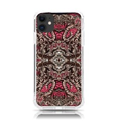 Pink Brown Liquify Repeats Iii Iphone 11 Tpu Uv Print Case by kaleidomarblingart