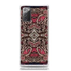 Pink Brown Liquify Repeats Iii Samsung Galaxy Note 20 Tpu Uv Case by kaleidomarblingart