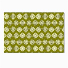 Abstract Knot Geometric Tile Pattern Postcard 4 x 6  (pkg Of 10) by GardenOfOphir