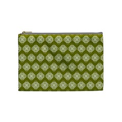 Abstract Knot Geometric Tile Pattern Cosmetic Bag (medium) by GardenOfOphir